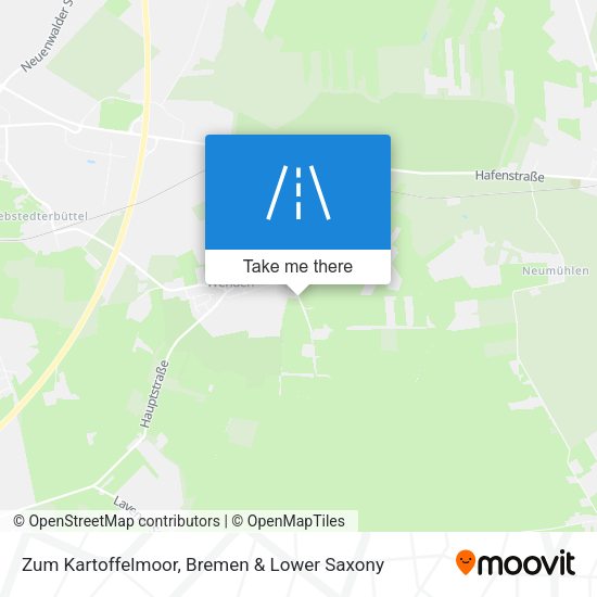 Zum Kartoffelmoor map