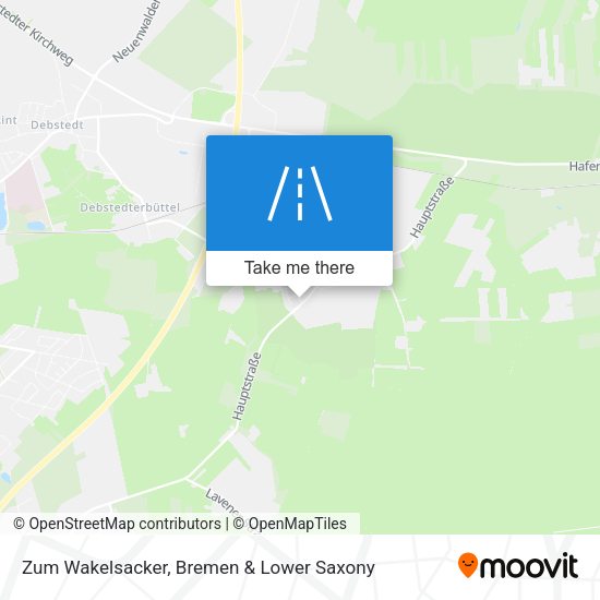 Zum Wakelsacker map