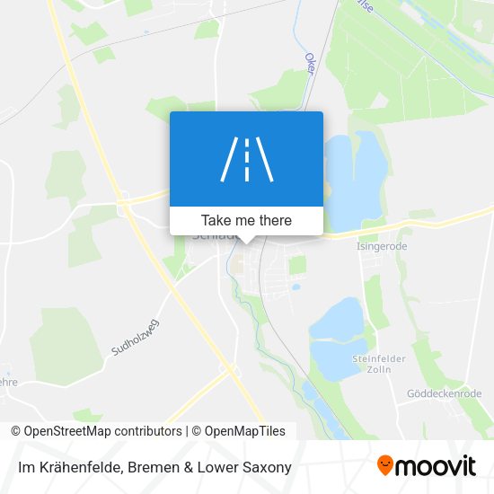 Im Krähenfelde map
