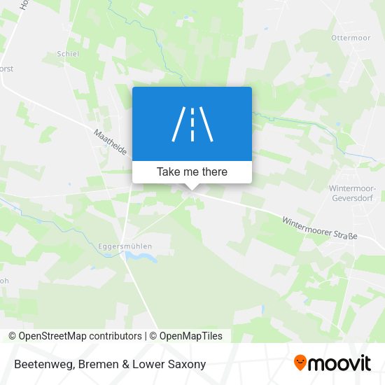 Beetenweg map