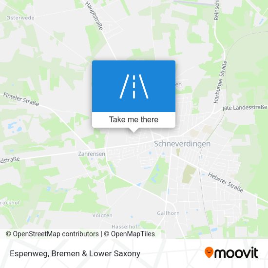 Espenweg map