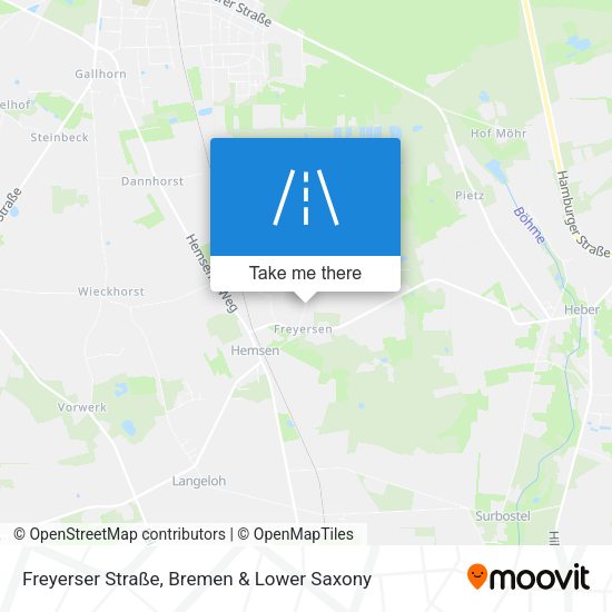 Freyerser Straße map