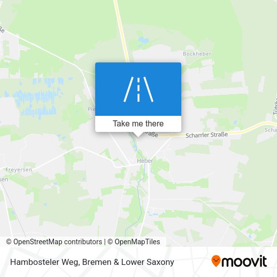 Hambosteler Weg map