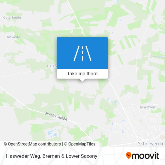 Hasweder Weg map