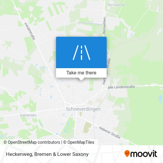 Heckenweg map