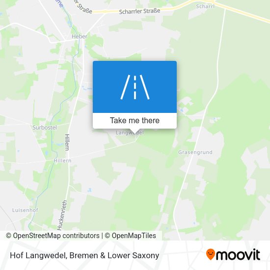 Hof Langwedel map