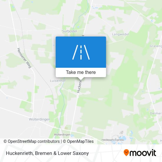 Huckenrieth map