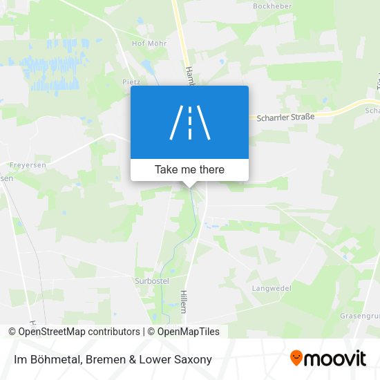 Im Böhmetal map