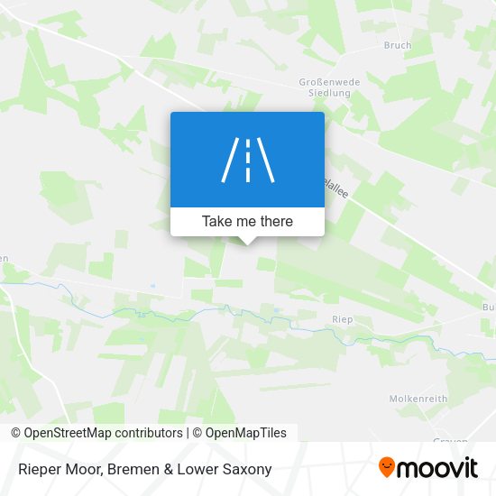 Rieper Moor map
