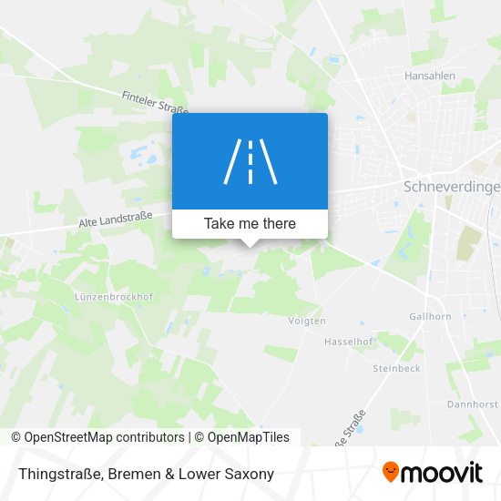 Thingstraße map