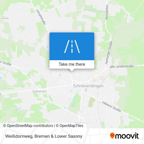 Weißdornweg map