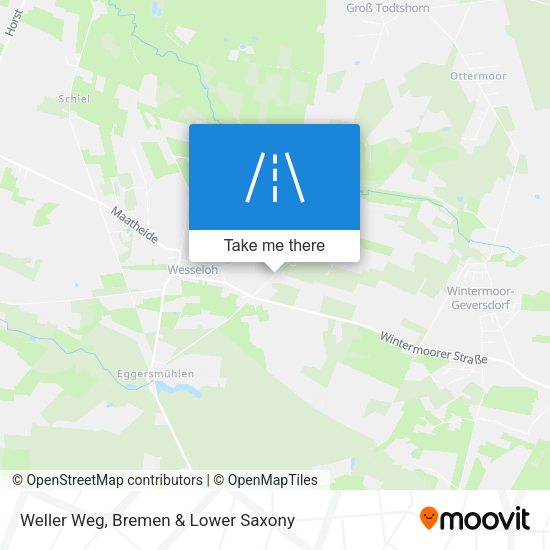 Weller Weg map