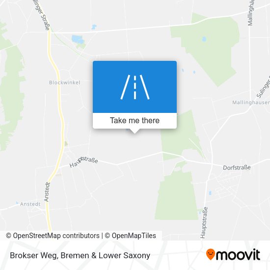 Brokser Weg map