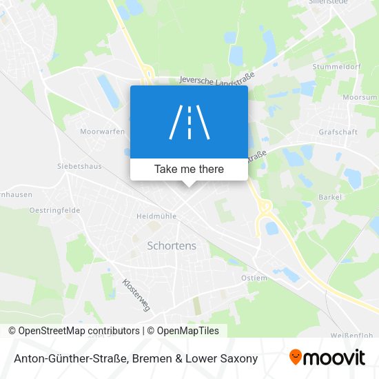Anton-Günther-Straße map