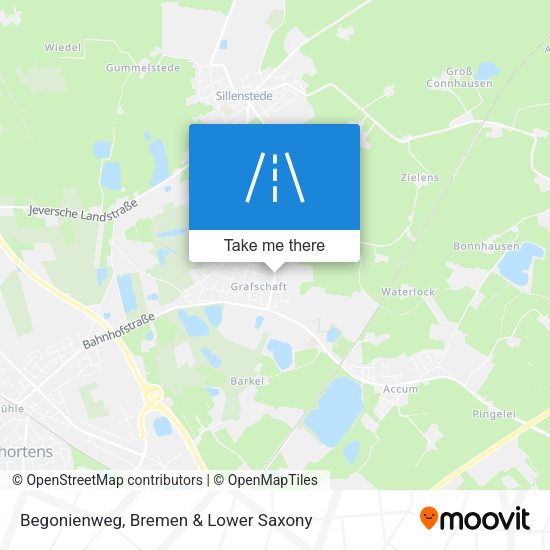 Begonienweg map