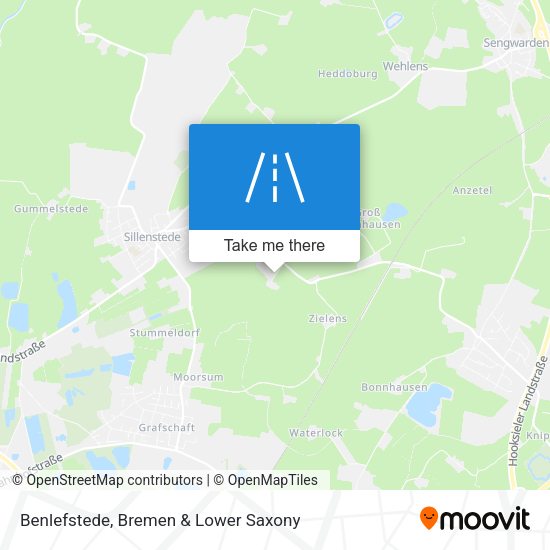 Benlefstede map