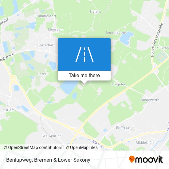 Benlupweg map