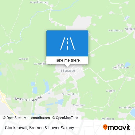 Glockenwall map