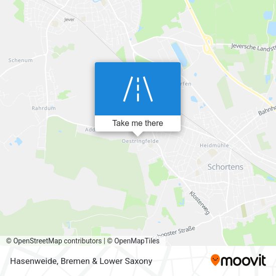 Hasenweide map