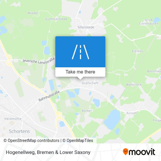Hogenellweg map