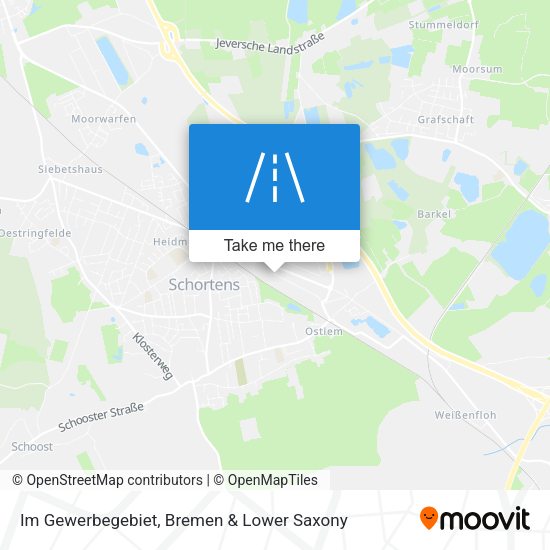 Im Gewerbegebiet map