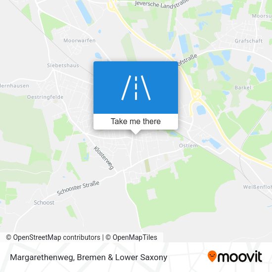 Margarethenweg map