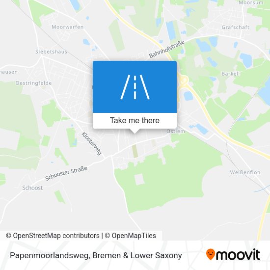 Papenmoorlandsweg map
