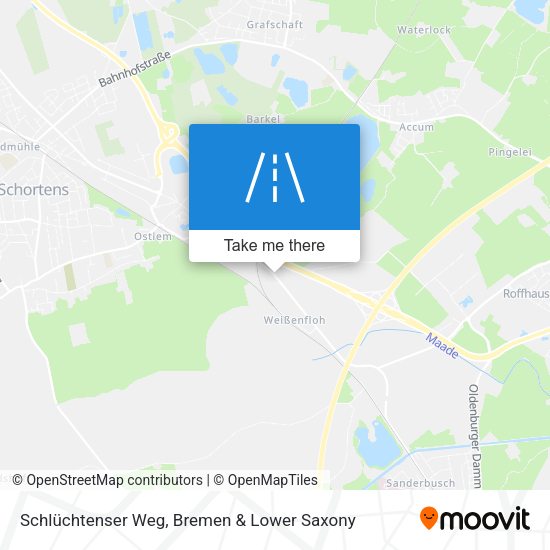 Schlüchtenser Weg map