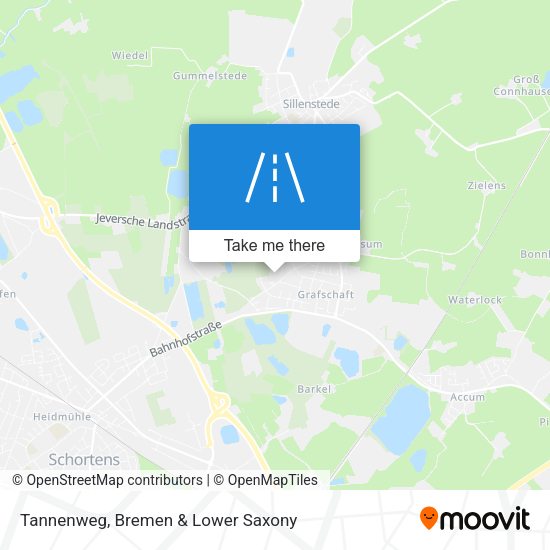 Tannenweg map