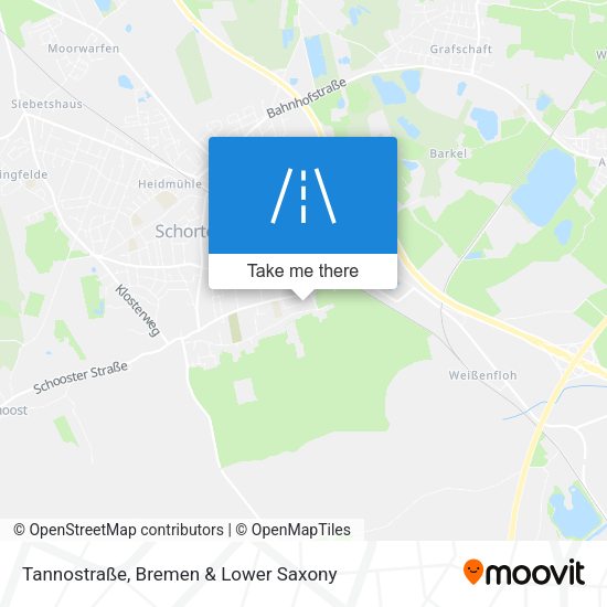 Tannostraße map