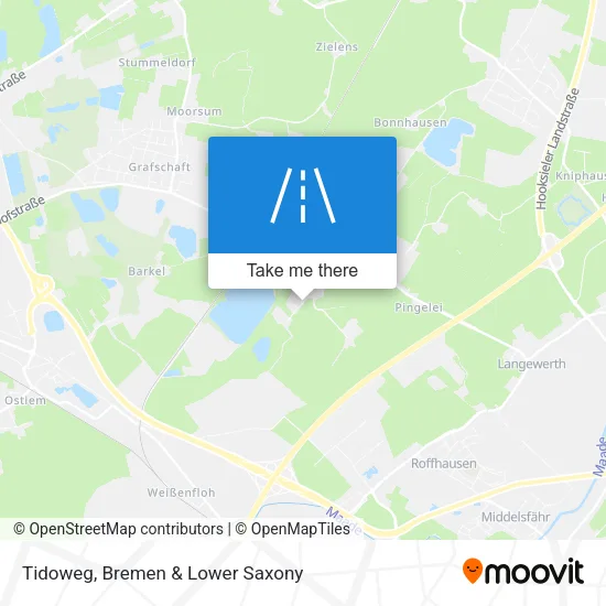 Карта Tidoweg