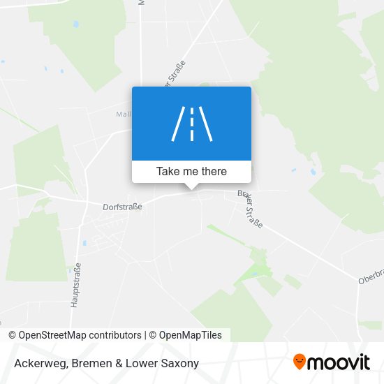 Ackerweg map