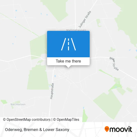 Карта Oderweg