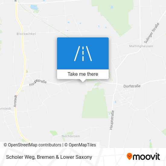 Scholer Weg map