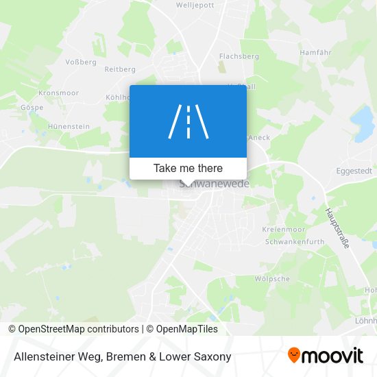 Allensteiner Weg map
