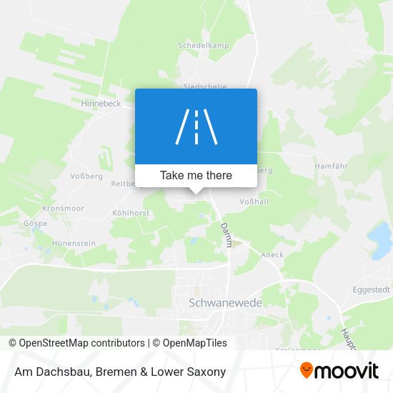 Am Dachsbau map