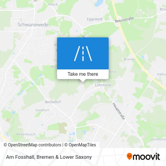 Am Fosshall map