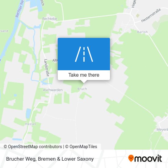Brucher Weg map