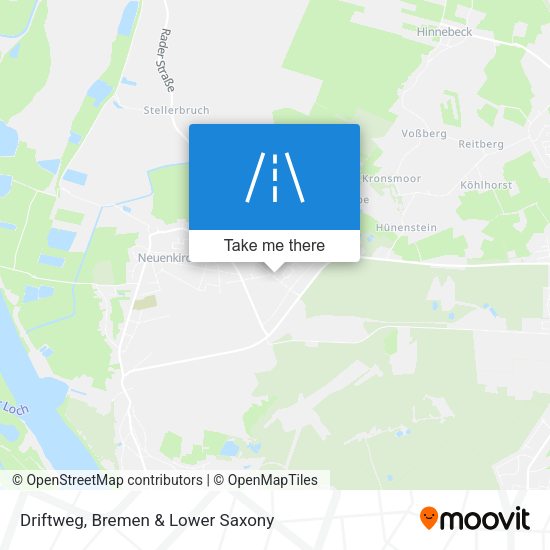 Driftweg map