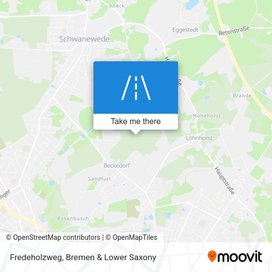 Fredeholzweg map