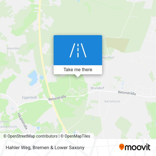 Hahler Weg map