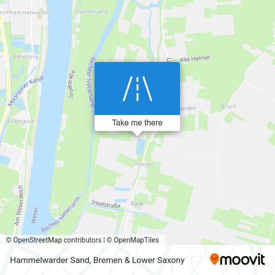 Hammelwarder Sand map
