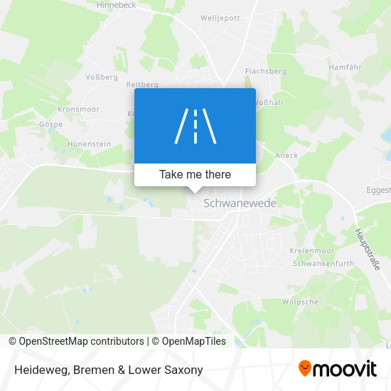 Heideweg map
