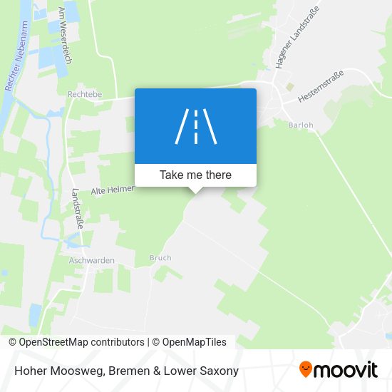Hoher Moosweg map