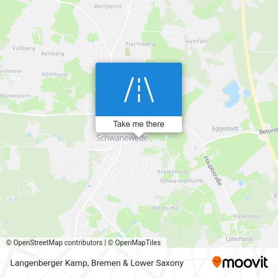 Langenberger Kamp map