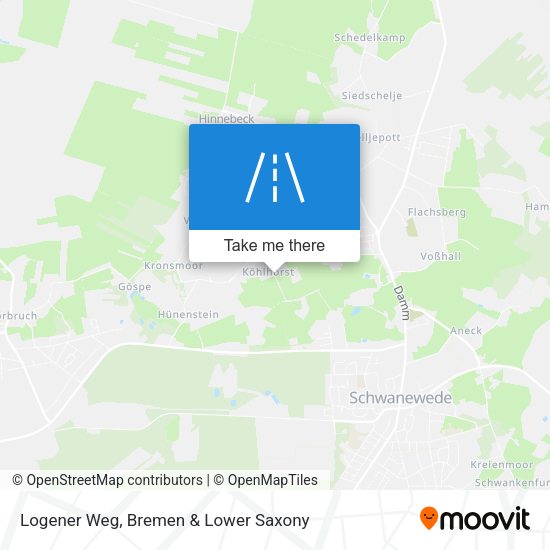 Logener Weg map