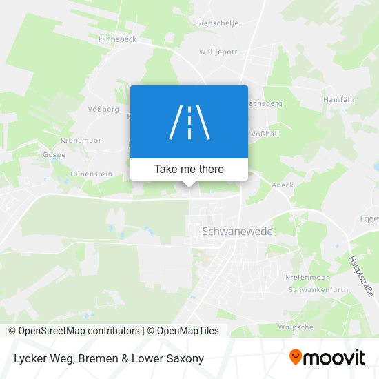 Lycker Weg map