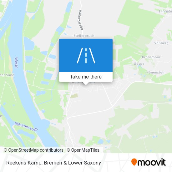 Reekens Kamp map