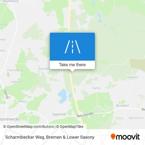 Scharmbecker Weg map