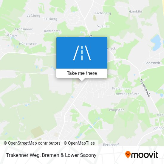 Trakehner Weg map